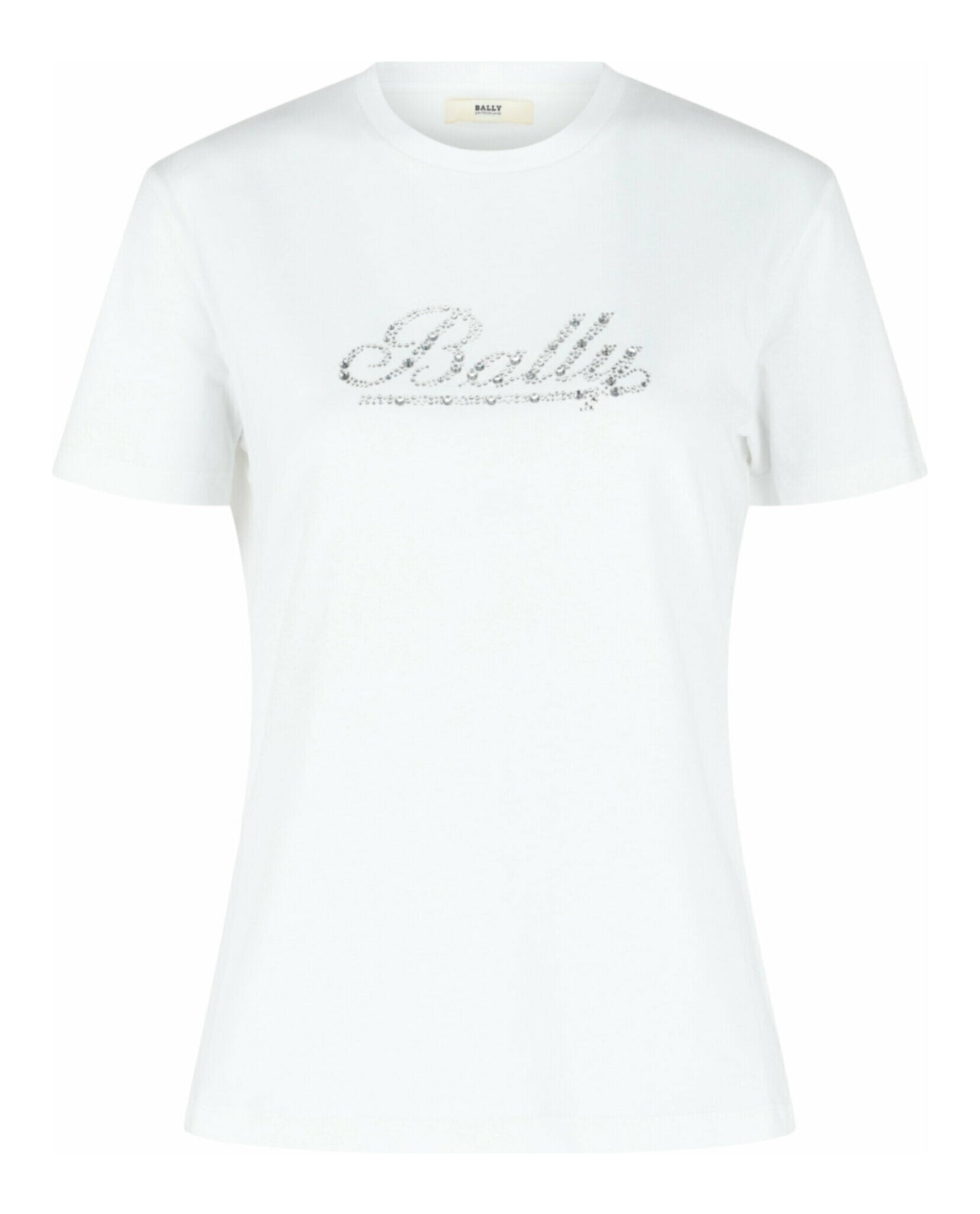 Bally Womens Crystal Logo T-Shirt