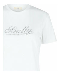 Bally Womens Crystal Logo T-Shirt