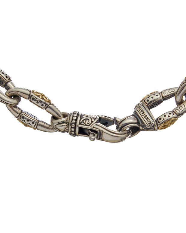 Konstantino Kleos 18K & Silver Bracelet