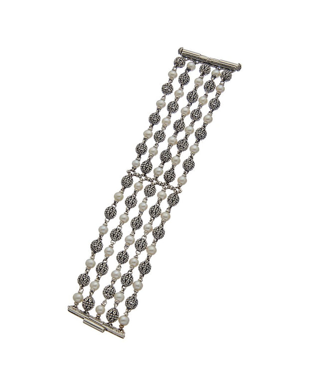 Konstantino Kleos 18K & Silver 4.5-5Mm Pearl Bracelet