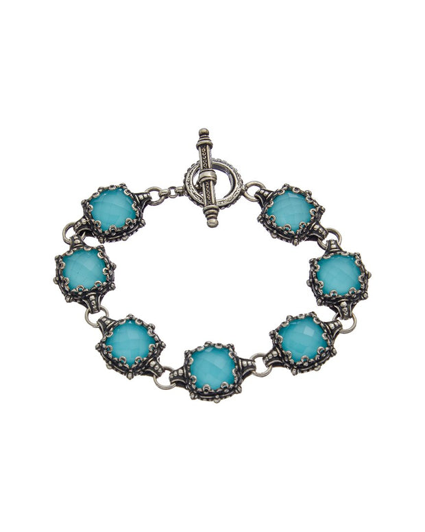 Konstantino Aegean Silver Pearl Bracelet