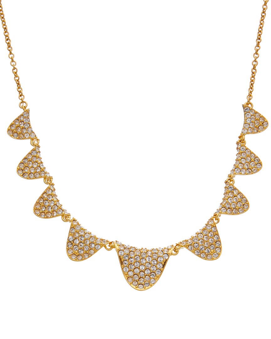 Oscar De La Renta Pave Twist Necklace