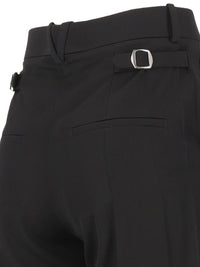 Bottega Veneta Women Grain De Poudre Wool Trousers