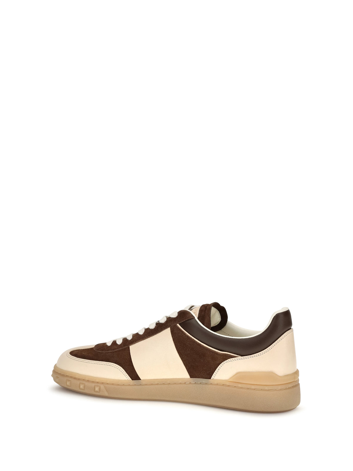 Valentino Garavani Men Upvillage Suede And Nappa Calfskin Sneakers
