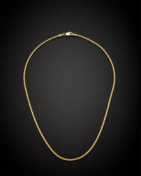 14K Italian Gold Rope Chain Necklace
