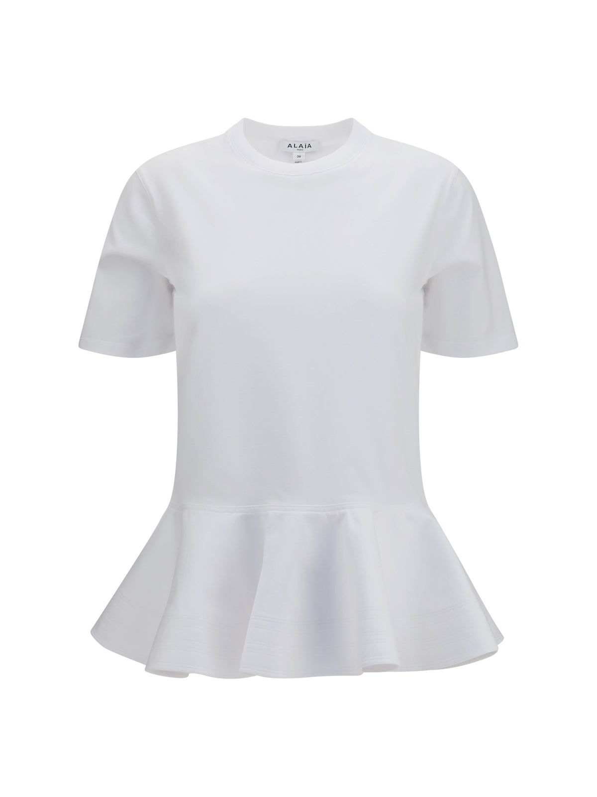 Alaïa Women Cotton Jersey Crinoline T-Shirt