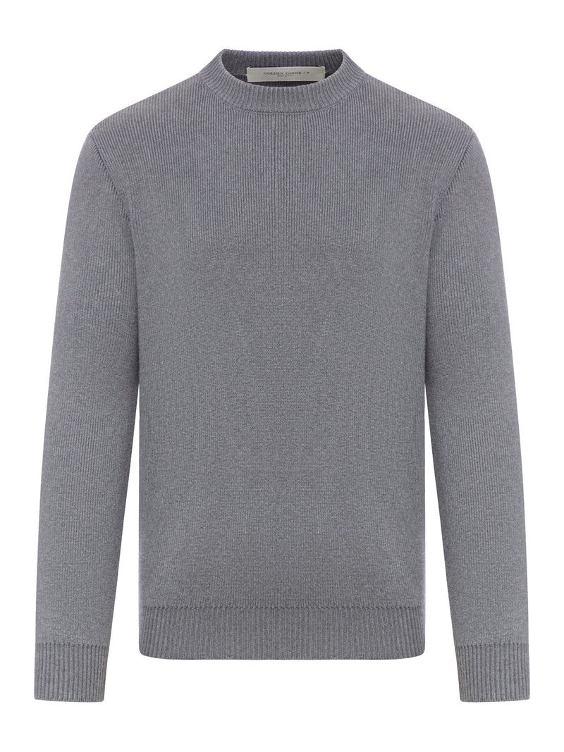 Golden Goose Deluxe Brand Men Knitted Sweatshirt With Logo