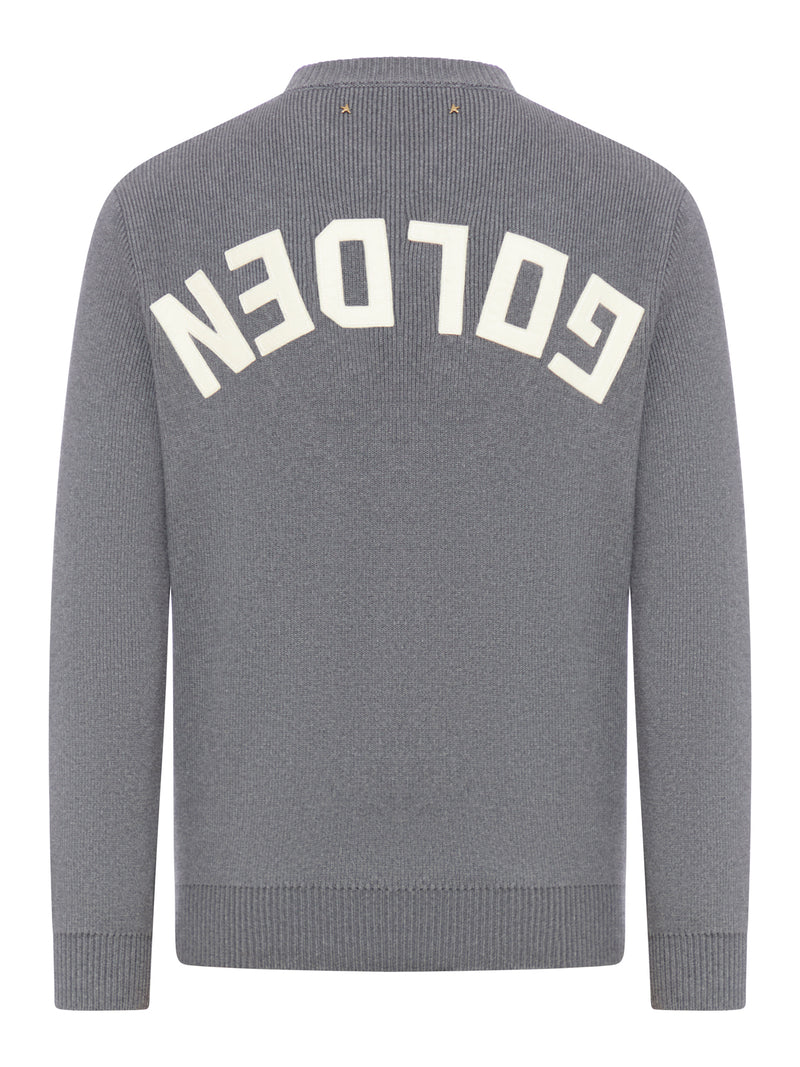 Golden Goose Deluxe Brand Men Knitted Sweatshirt With Logo