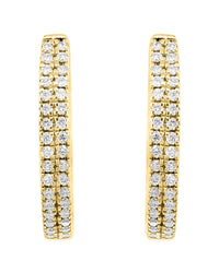 Effy Fine Jewelry 14K Over Silver 0.19 Ct. Tw. Diamond Earrings
