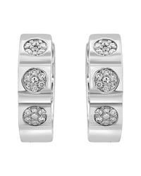 Effy Fine Jewelry Silver 0.12 Ct. Tw. Diamond Earrings