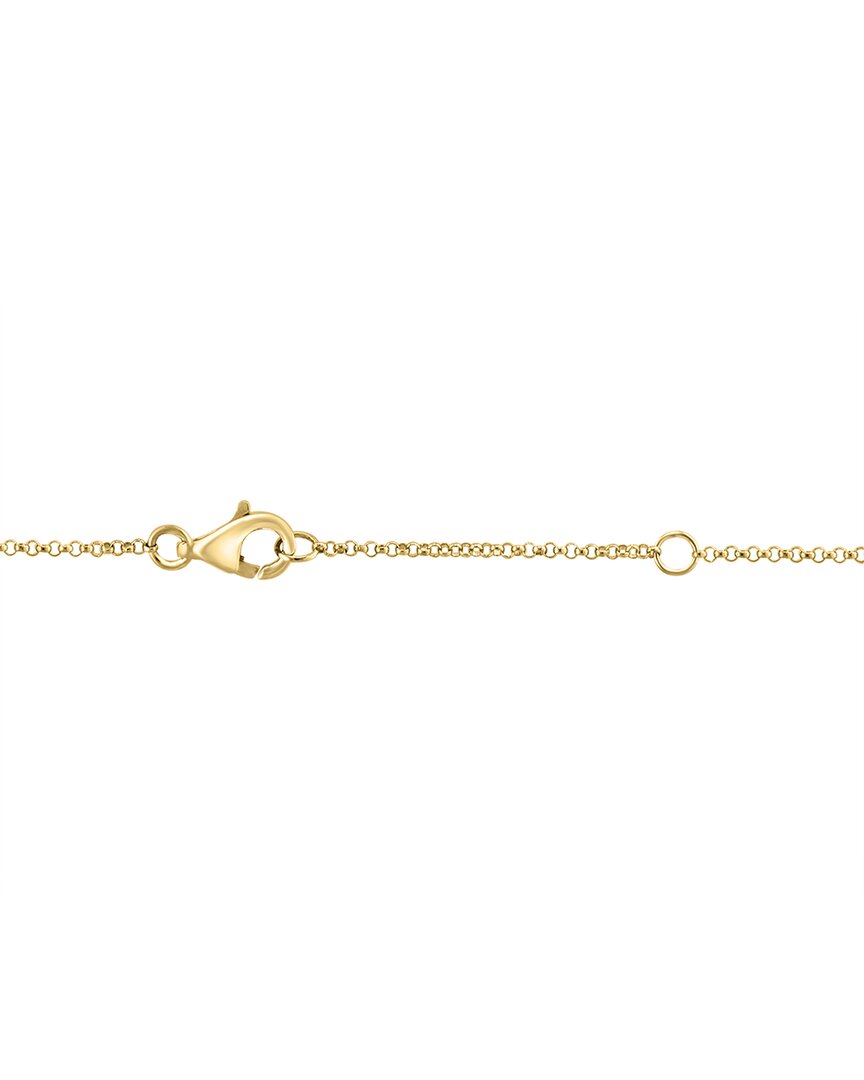 Effy Fine Jewelry 14K Over Silver 0.15 Ct. Tw. Diamond Necklace