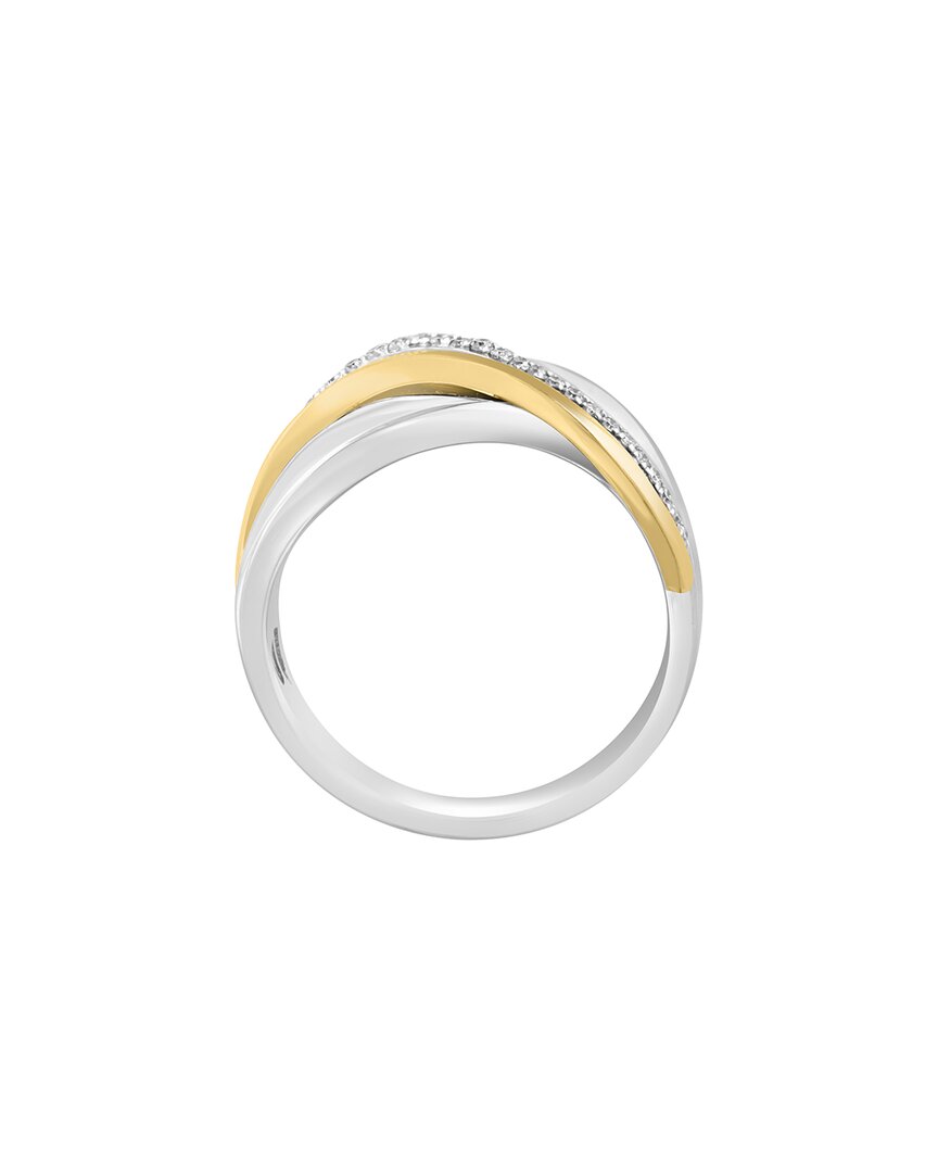 Effy Fine Jewelry Silver 0.10 Ct. Tw. Diamond Ring