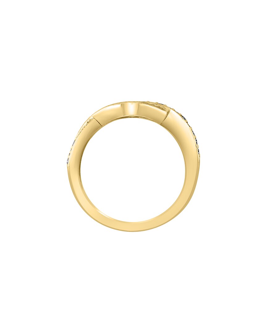 Effy Fine Jewelry 14K Over Silver 0.18 Ct. Tw. Diamond Ring