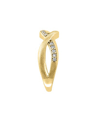 Effy Fine Jewelry 14K Over Silver 0.18 Ct. Tw. Diamond Ring