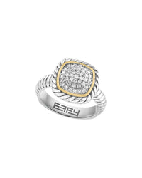 Effy Fine Jewelry Silver 0.20 Ct. Tw. Diamond Ring