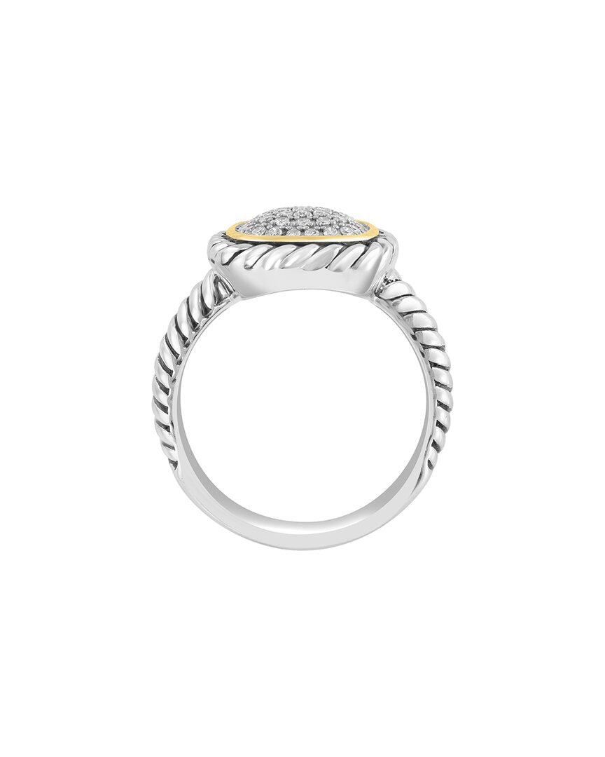 Effy Fine Jewelry Silver 0.20 Ct. Tw. Diamond Ring