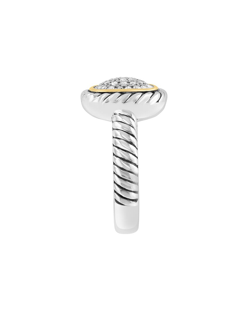 Effy Fine Jewelry Silver 0.20 Ct. Tw. Diamond Ring