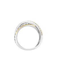 Effy Fine Jewelry Silver 0.09 Ct. Tw. Diamond Ring