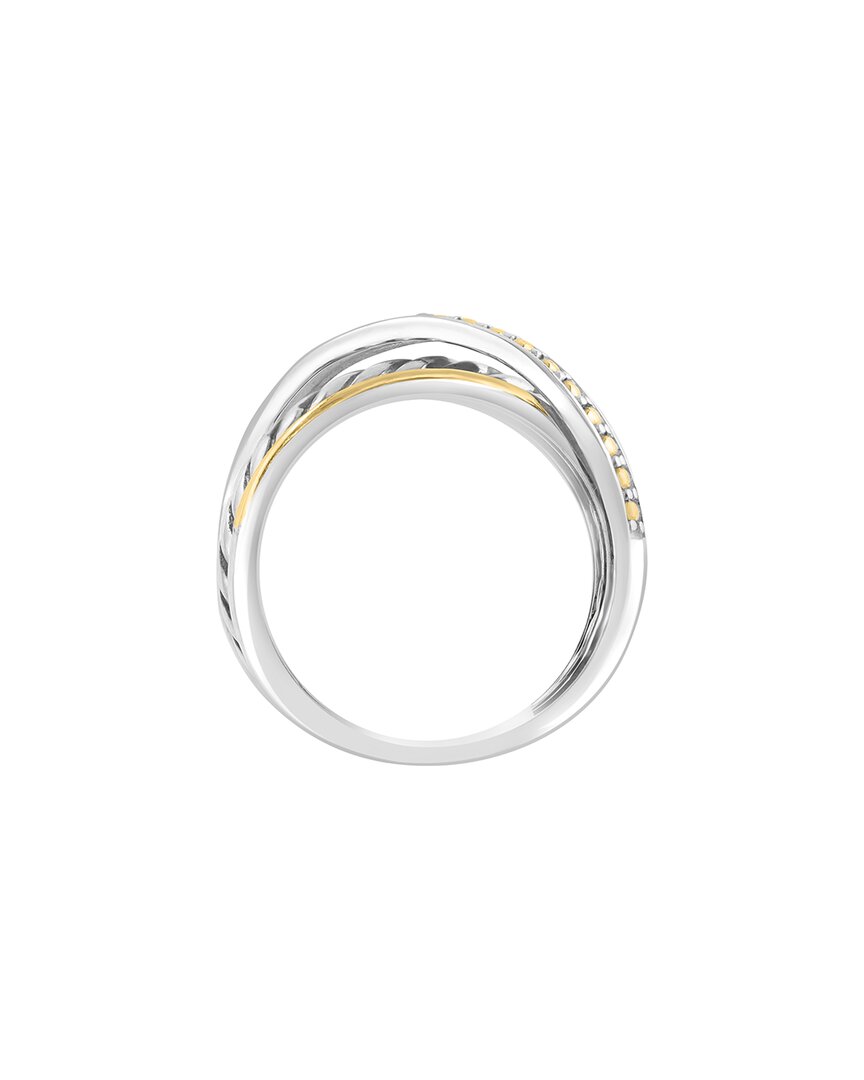 Effy Fine Jewelry Silver 0.09 Ct. Tw. Diamond Ring