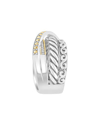 Effy Fine Jewelry Silver 0.09 Ct. Tw. Diamond Ring