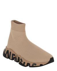 Balenciaga Womens Speed Graffiti Knit Sneakers