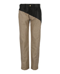 Bottega Veneta Womens Colorblock Cotton Pants