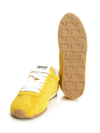 Miu Miu Women Plume Suede Sneakers