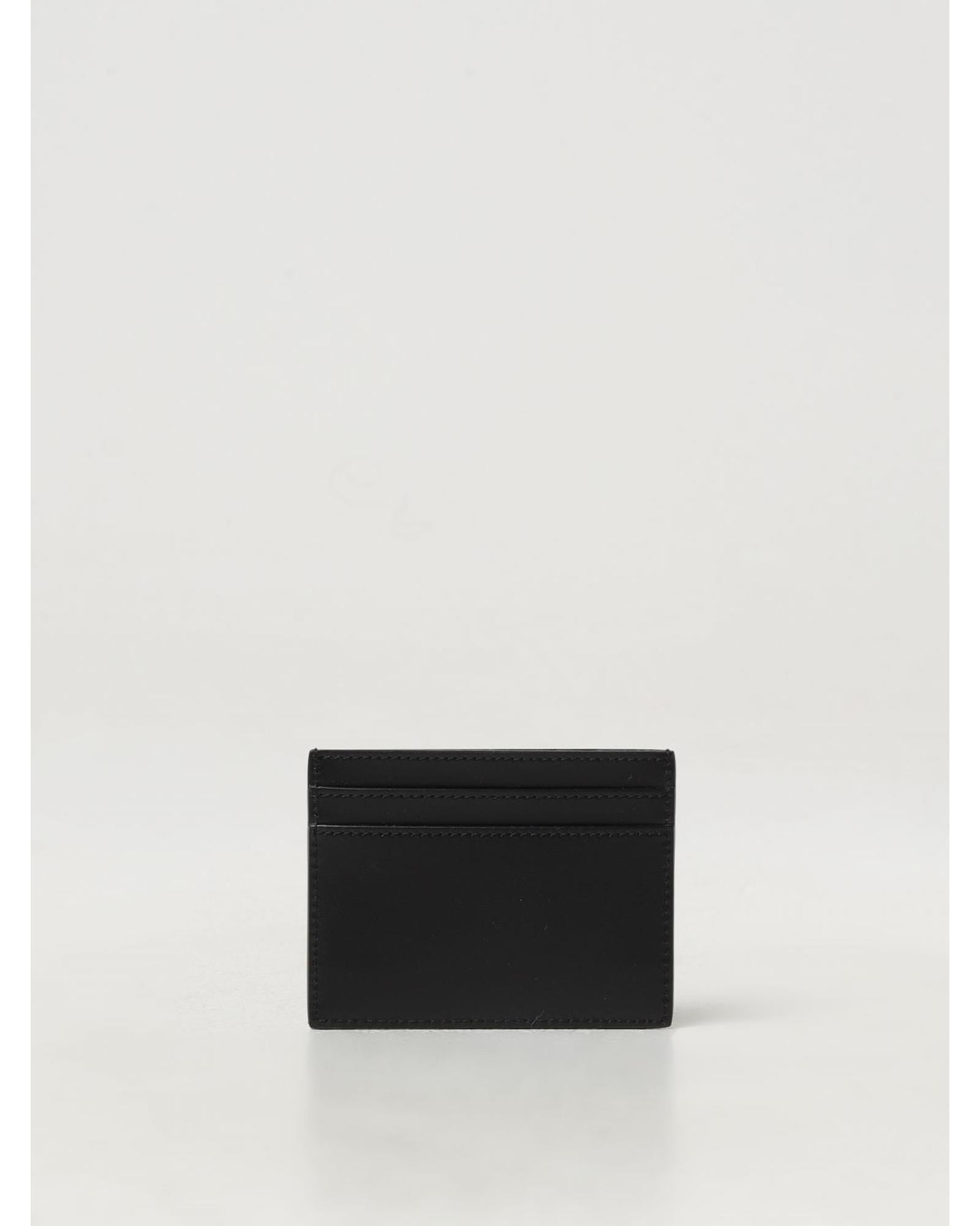 Saint Laurent YSL Card Holder Leather Wallet Men Black