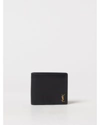 Saint Laurent YSL BiFold Classic Leather Wallet Men Black