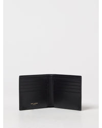 Saint Laurent YSL BiFold Classic Leather Wallet Men Black