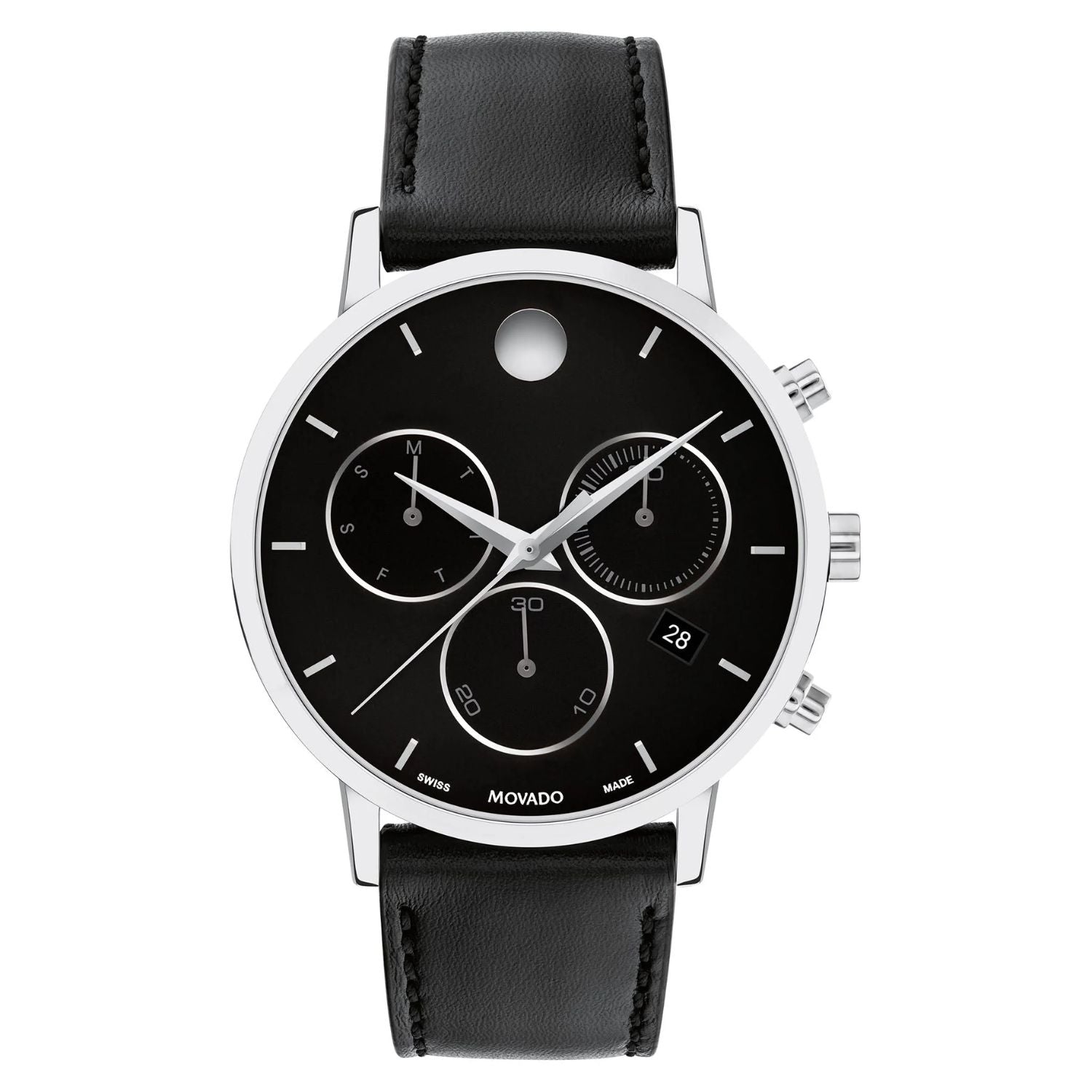 Movado Men's Museum Black Dial Watch - 607778