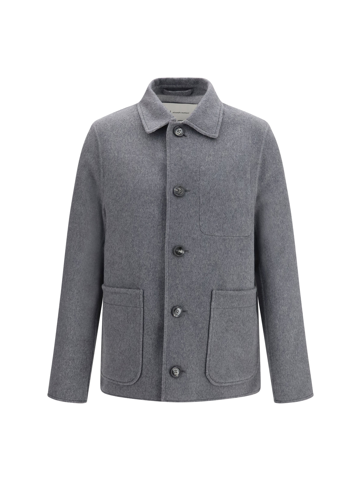 Ami Paris Men Wool And Cashmere Boule Jacket
