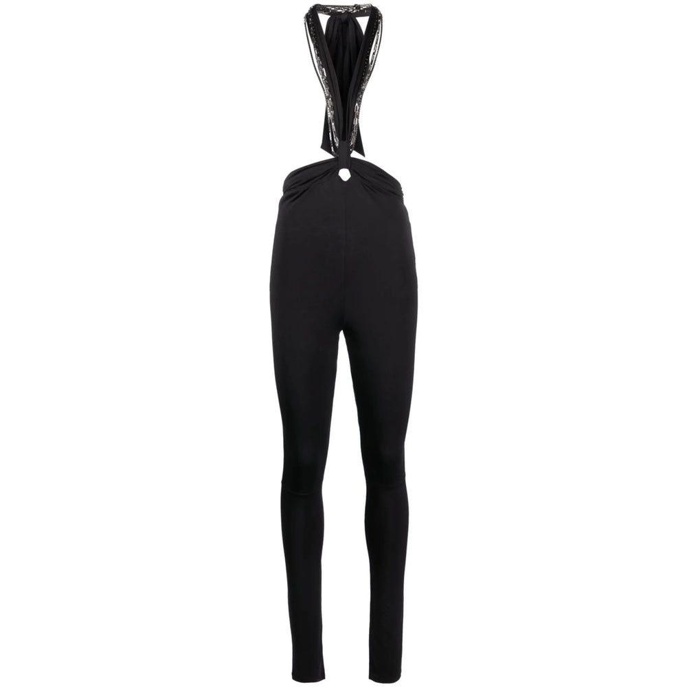 The Attico The Attico Black Trousers - High-Waisted Trousers Women