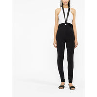 The Attico The Attico Black Trousers - High-Waisted Trousers Women