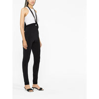 The Attico The Attico Black Trousers - High-Waisted Trousers Women
