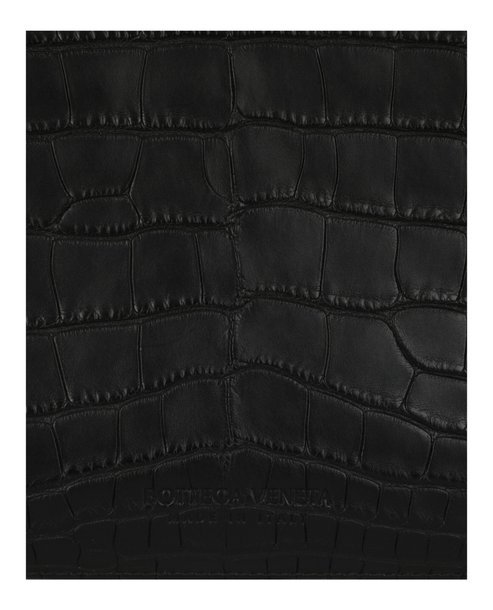 Bottega Veneta Mens Alligator Leather Clutch