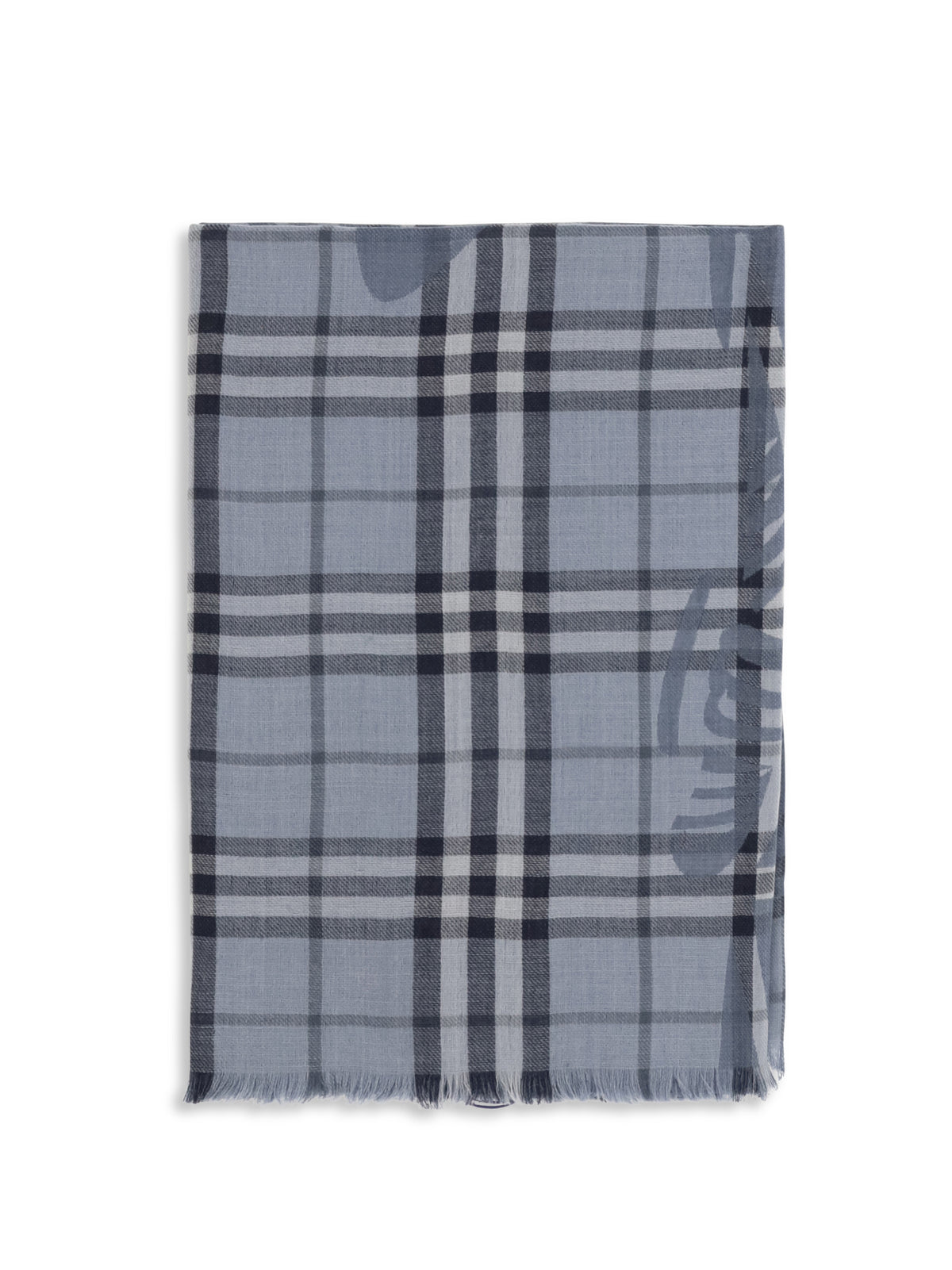 BURBERRY Burberry Women Knight Check Wool And Silk Scarf