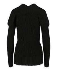 Bottega Veneta Womens Ribbed Knit Sweater