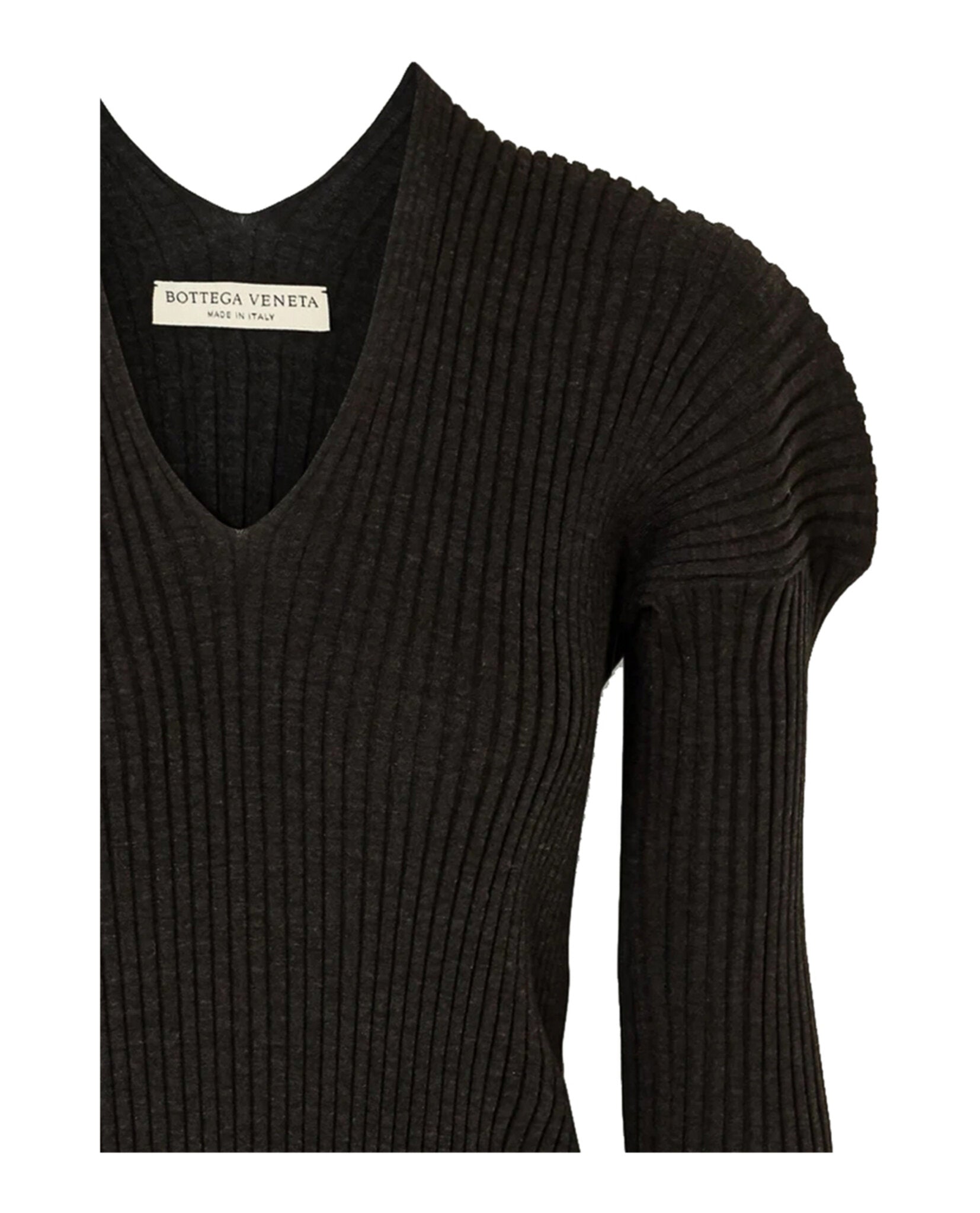 Bottega Veneta Womens Ribbed Knit Sweater