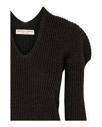 Bottega Veneta Womens Ribbed Knit Sweater