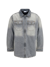 Off-White Men Oversized Workwear Denim Shirt