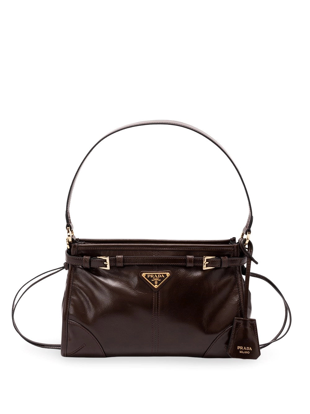 Prada Women Leather Shoulder Bag