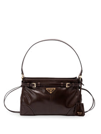 Prada Women Leather Shoulder Bag