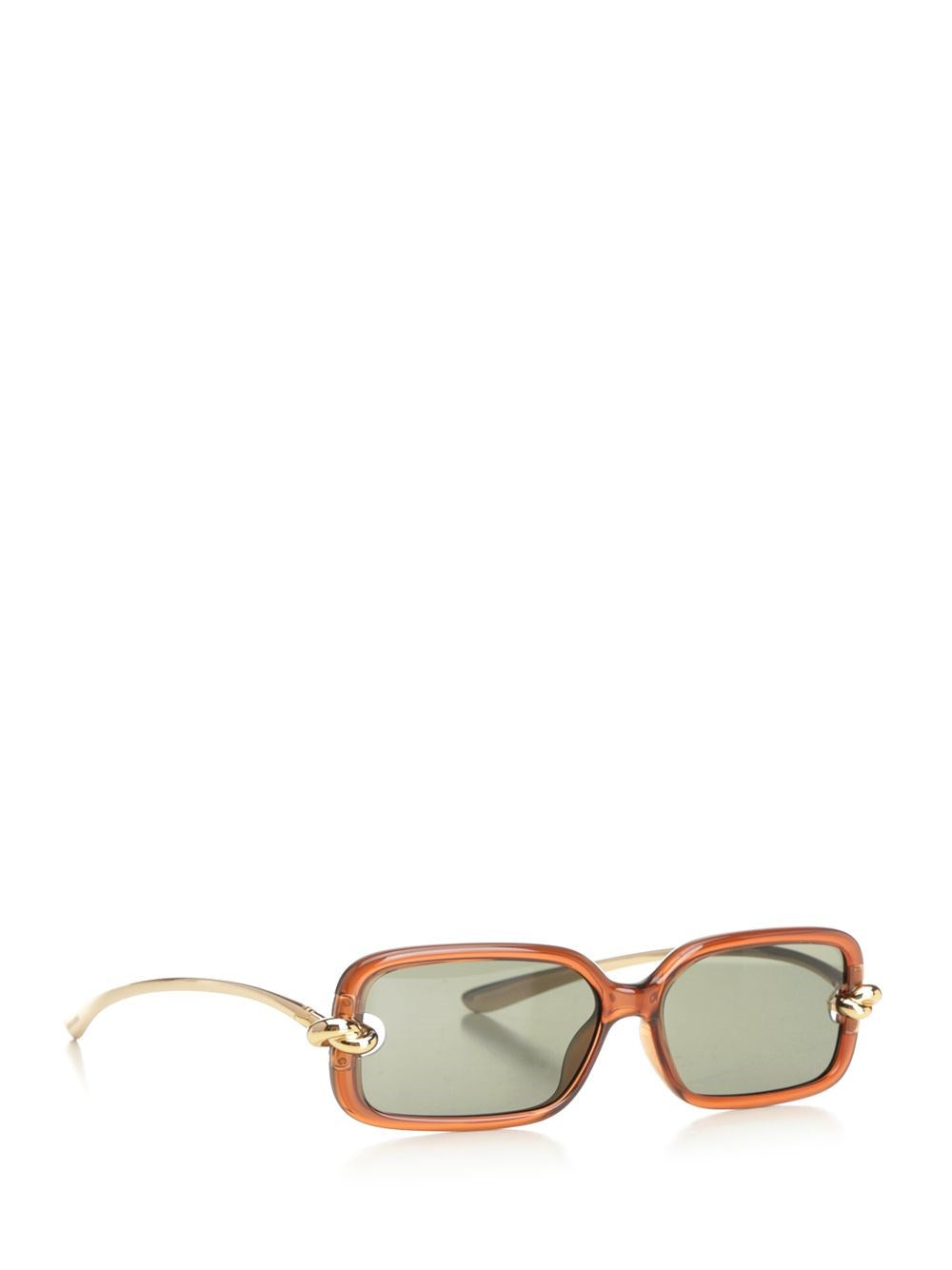 Bottega Veneta Women Rectangular "Knot" Sunglasses