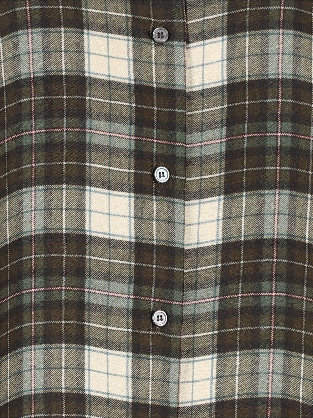 Weekend Max Mara Women Check Silk Twill Shirt