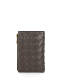 Bottega Veneta Women Medium Bi-Fold Braided Wallet