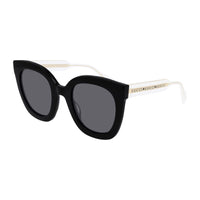 Gucci Sunglasses Square Full Rim, Black Frame and Grey Lens GG0564S001