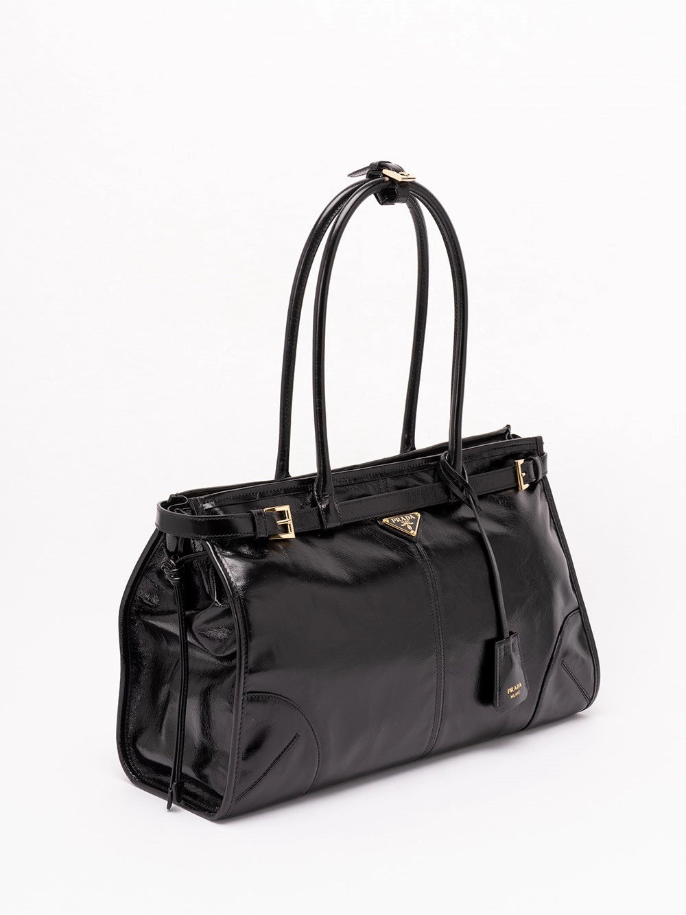 Prada Women Prada Bonnie Large Leather Bag