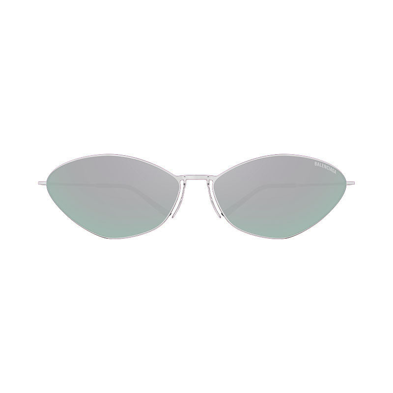 Balenciaga Sunglasses Cat Eye Full Rim, Black Frame and Grey Lens BB0350S001
