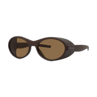 Givenchy Sunglasses Oval Full Rim, Matte Black Frame and Grey Lens GV40065I02A